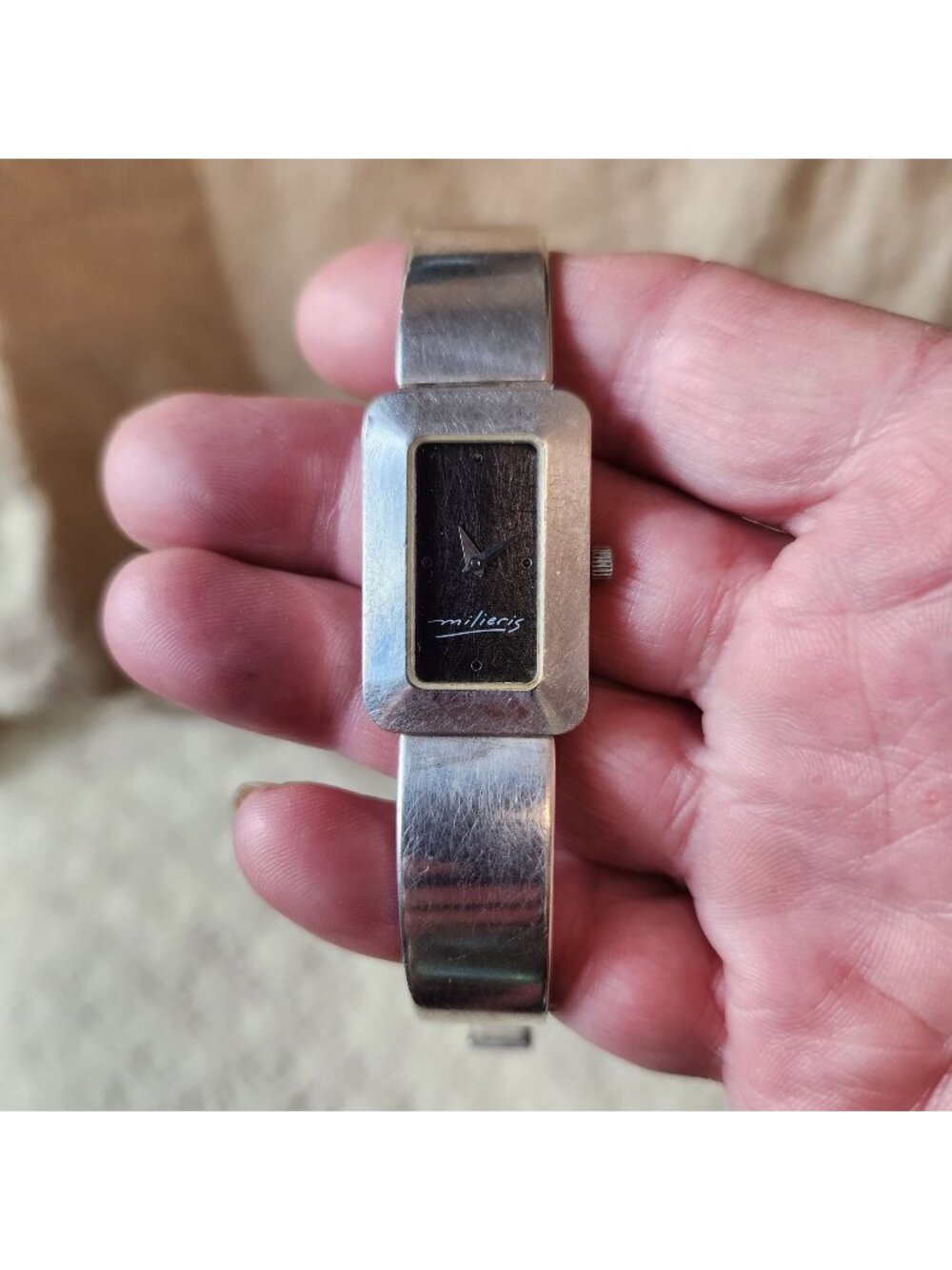 Limited Edition Eduardo Milieris Watchcraft Handcrafted Industrial-Style Wristwa